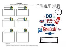 Vorschau - Arbeitsblätter - Vocabulary Journal - Seite 1