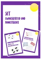 Vorschau - Fördermaterial/Inklusion - Set Zwanzigerfeld und Punktebilder - Deckblatt