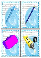 Vorschau - Fördermaterial/Inklusion - wachsendes Materialpaket - Bild-Wortkarten - Seite 3
