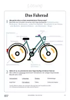 Vorschau - Arbeitsblätter - Arbeitsblatt »Das Fahrrad« - Seite 2