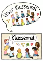 Vorschau - Poster - Poster für den Klassenrat (+ Kinderparlament Version) / Ritual Klassenlehrer - Seite 1