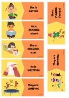 Vista previa - Unidades / Secuencias / Situaciones de Aprendizaje - ACTION VERBS ENGLISH PUZZLE - página 3