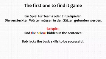 Vorschau - Spiele - first one to find it game (3) - Seite 1