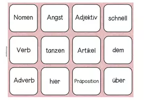 Vorschau - Spiele - Wortarten - Paare finden - mehrfach differenziert! - Seite 3