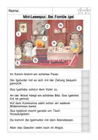 Vorschau - Arbeitsblätter - Lesespur Igel - Seite 2