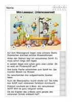 Vorschau - Arbeitsblätter - Lesespur Unterwasserwelt - Seite 3