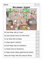 Vorschau - Arbeitsblätter - Lesespur Zauberei - Seite 2