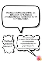 Vorschau - Arbeitsblätter - Zahlenheft 1, Anfangsunterricht, Förderung, Ziffernschreibkurs - Seite 2