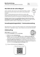 Vorschau - Arbeitsblätter - Verwaltung- Einfühlen in den Alltag - Seite 1