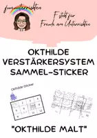 Vorschau - Spiele - Verstärkersystem mit Oktopus Okthilde: Sammel-Sticker - Ausmalbild "Okthilde malt" - Deckblatt