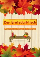 Vorschau - Mal- und Bastelvorlagen - Erntedank - Präpositionen und Richtungen / Print & Go - Deckblatt