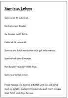 Vorschau - Arbeitsblätter - Lesespaziergang: Samiras Leben + Zusatzmaterial - Seite 3