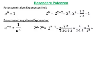 Vorschau - Präsentationen/Tafelbilder - Thema: Potenzgesetze Klasse 7 (4 Präsentationen) - Seite 3