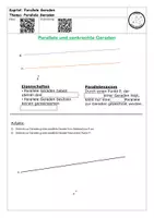 Vorschau - Arbeitsblätter - Thema: Parallele Geraden Klasse 7 (5 Videoblätter) - Seite 1