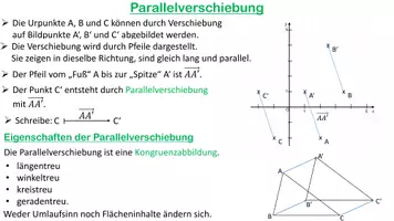 Vorschau - Arbeitsblätter - Materialpaket: Parallelverschiebung 7 Klasse (Präsentationen und Videoblätter) - Seite 3