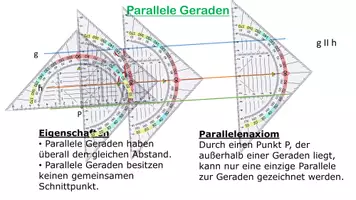Vorschau - Arbeitsblätter - Materialpaket: Parallele Geraden 7 Klasse (Präsentationen und Videoblätter) - Seite 3