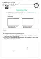 Vorschau - Arbeitsblätter - Thema: Geometrische Orte Klasse 7 (11 Videoblätter) - Seite 1
