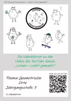 Vorschau - Arbeitsblätter - Thema: Geometrische Orte Klasse 7 (11 Videoblätter) - Deckblatt
