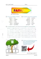 Vorschau - Arbeitsblätter - Family (Vokabeln + Übungen + Test + 2 Spiele) - Seite 1