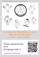 Vorschau - Präsentationen/Tafelbilder - Thema: Geometrische Orte Klasse 7 (11 Präsentationen) - Deckblatt