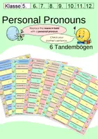 Vorschau - Spiele - Tandem Activity / Tandembögen zu Personal Pronouns Subjectform - Deckblatt