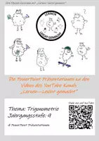 Vorschau - Präsentationen/Tafelbilder - Thema: Trigonometrie Klasse 9 (4 Präsentationen) - Deckblatt