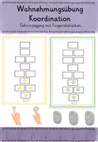Vorschau - Arbeitsblätter - Konzentration, Koordination, Wahrnehmung, Übung - Seite 1