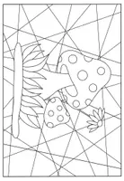 Vorschau - Mal- und Bastelvorlagen - Schnipselbilder Herbst / Halloween Mosaikbilder Kunstunterricht Freiarbeit - Seite 2