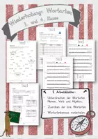 Vorschau - Arbeitsblätter - Wiederholung Wortarten Deutsch Klasse 3 und 4 - Deckblatt