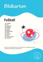 Vorschau - Bildkarten - Bildkarten Deutsch: Fußball - Deckblatt