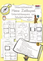 Vorschau - Unterrichtsreihen - Meine Zeitkapsel Schuljahresbeginn Ethik Klasse 4 - Deckblatt