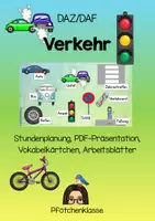 Vorschau - Stundenentwürfe - DAZ DAF Materialpaket Themenbereich Verkehr - Deckblatt