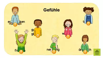 Vorschau - Arbeitsblätter - Gefühle - Lernwörter interaktiv üben - inkl. Arbeitsblatt zum Festigen - Seite 3