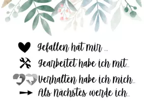 Vorschau - Bildkarten - Reflexion Karten ziehen - Seite 1