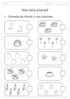 Vorschau - Arbeitsblätter - Der Herbst: Zählen im ZR 5 - Arbeitsblätter - mit Lösungen - Seite 3