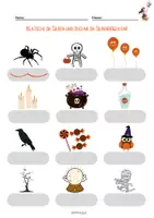 Vorschau - Arbeitsblätter - HALLOWEEN 12 ARBEITSBLÄTTER 1. Klasse / Freiarbeit - Seite 2