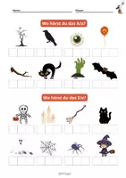 Vorschau - Arbeitsblätter - HALLOWEEN 12 ARBEITSBLÄTTER 1. Klasse / Freiarbeit - Seite 3