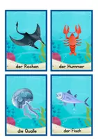 Vorschau - Stationenlernen - Materialpaket Meerestiere - Seite 3