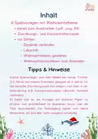 Vorschau - Mal- und Bastelvorlagen - Spielvorlagen Weihnachten für Kita und Vorschule - Seite 2