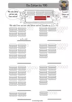 Vorschau - Unterrichtsreihen - Zehner und Einer bis 100 Wochenplan 2 Orientierung Einführung Zahlenraum bis 100 - Seite 2