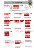 Vorschau - Unterrichtsreihen - Zehner und Einer bis 100 Wochenplan 2 Orientierung Einführung Zahlenraum bis 100 - Seite 3