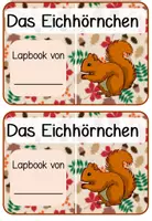Vorschau - Mal- und Bastelvorlagen - Eichhörnchen Lapbook (Herbst) - Seite 3