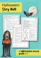 Vista previa - Unidades / Secuencias / Situaciones de Aprendizaje - HALLOWEEN Story Walk; Paseo por la galería; diferenciado (Inglés) - página 2