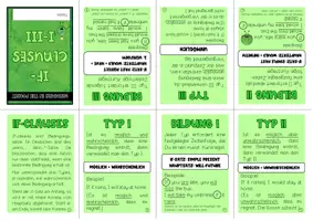 Vorschau - Arbeitsblätter - Faltheft - Englisch Grammatik - If Clauses (If-Sätze) - Seite 1