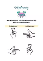 Vorschau - Aufgabenkarten - Gehirntraining 3 - Handgymnastik - Konzentrationsübungen - Seite 3