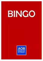 Vorschau - Spiele - BINGO - Kopiervorlagen für Anzeigezahlen und 80 unterschiedliche Bingokarten - Deckblatt