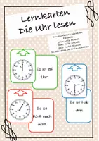 Vorschau - Stationenlernen - Lernkarten Uhrzeit - Magic Box - Deckblatt
