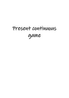 Vorschau - Spiele - Present Continuous game - Deckblatt
