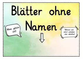 Vorschau - Anderer Materialtyp - Blätter ohne Namen - Deckblatt