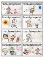 Vorschau - Bildkarten - Klassentier Affe – Hausaufgabengutscheine Belohnung | Grundschule - Seite 1